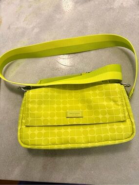 kate spade Neon Yellow Dot-Pattern Crossbody Bag